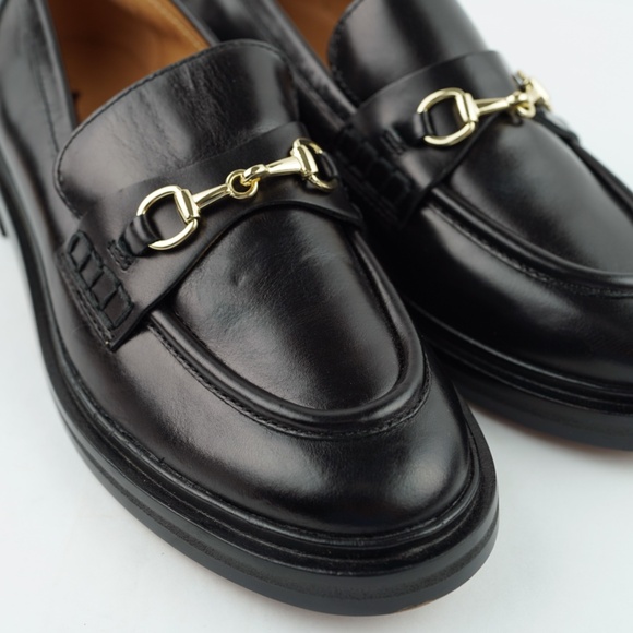 New MADEWELL Size 6.5 The Vernon Bit Hardware Loafer Leather Black $158 NN868 - Picture 5 of 10